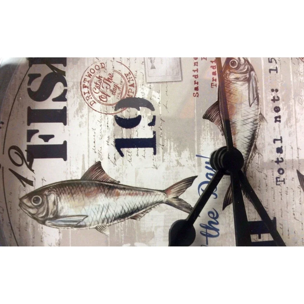 Plastic Decorative Wall Clock (approx. 9